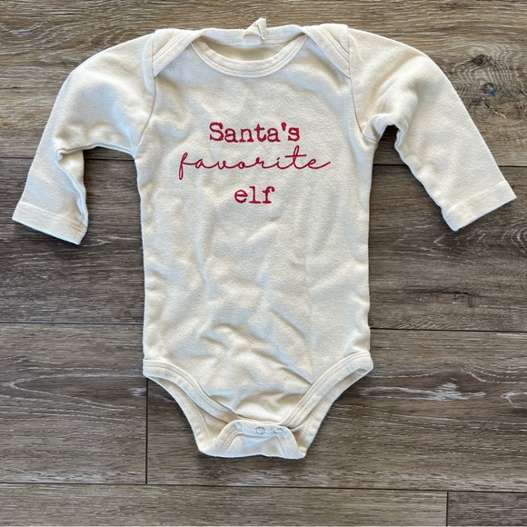 Like New Tenth & Pine ‘Santa’s Favorite Elf’ 6-12M - Picture 1 of 3